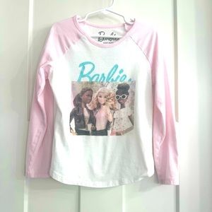Girls Barbie Long Sleeve Shirt, Size S (6-6X)